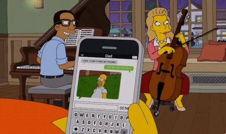 Homero Simpson usa su propio meme y se vuelve viral