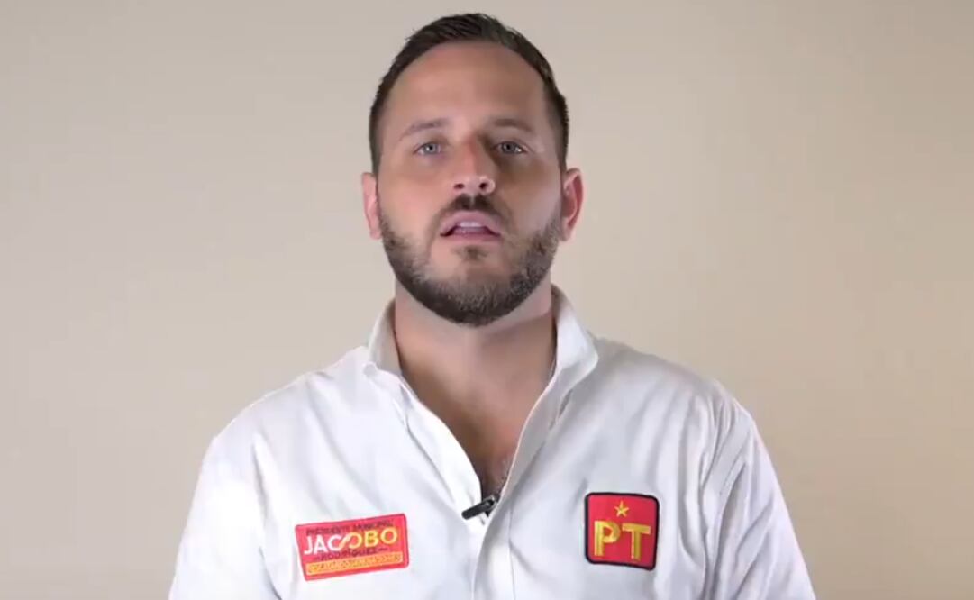 Alcalde de Piedras Negras, Coahuila, se enoja ante pregunta de antidoping (13/08/2025). Foto: Captura de pantalla