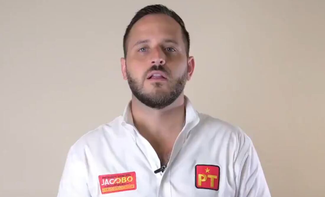 Alcalde de Piedras Negras, Coahuila, se enoja ante pregunta de antidoping (13/08/2025). Foto: Captura de pantalla