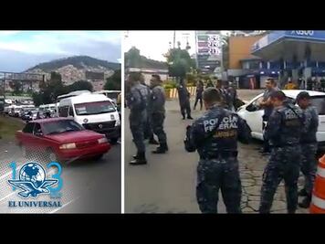 Policías federales protestan en contra de la Guardia Nacional