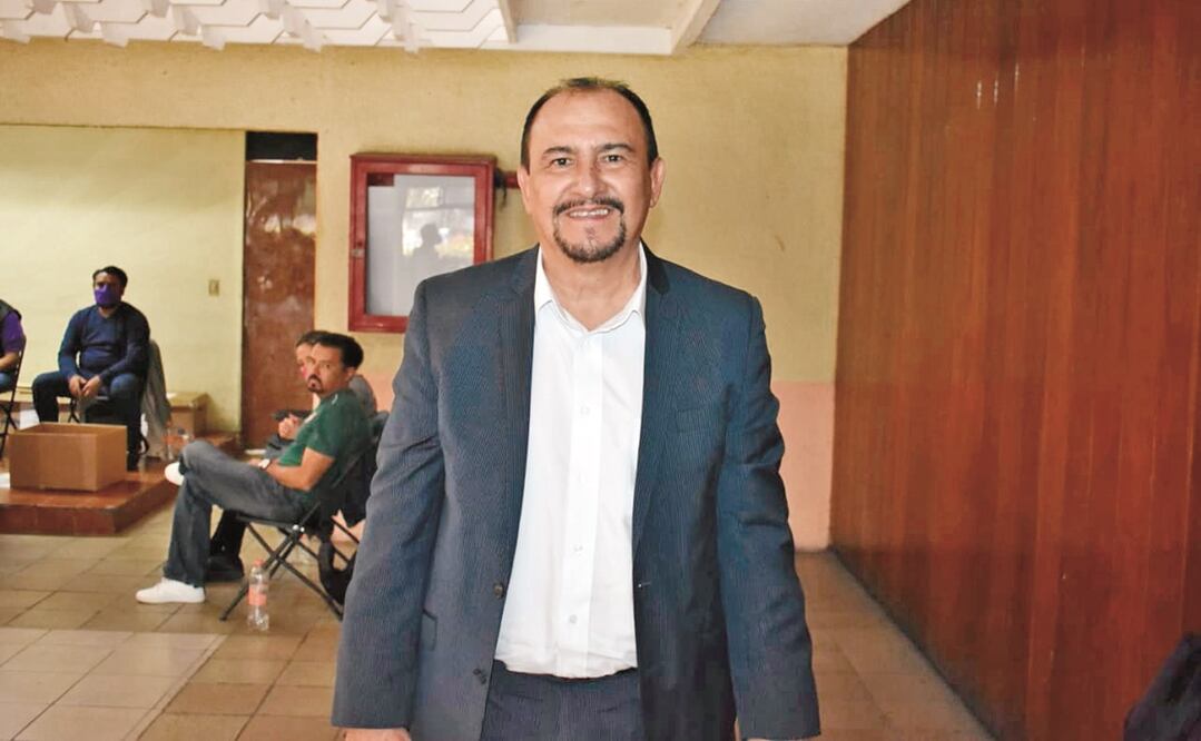 Aarón Ortega fue propuesto en la asamblea general, en días pasados, como el candidato de unidad en el sindicato. Foto: ESPECIAL