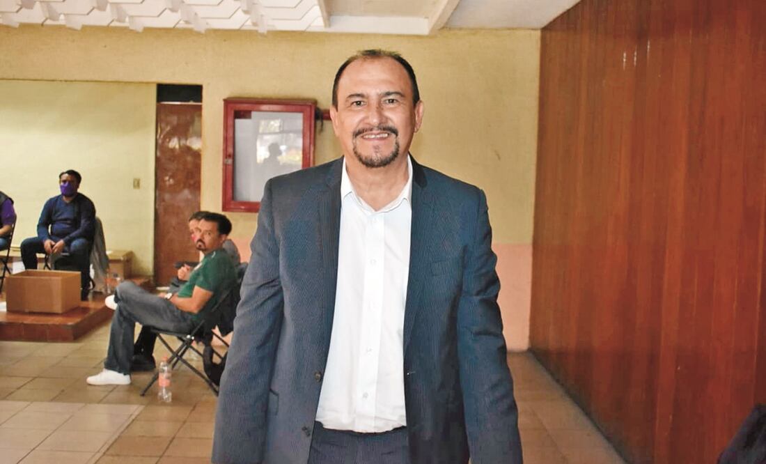 Aarón Ortega fue propuesto en la asamblea general, en días pasados, como el candidato de unidad en el sindicato. Foto: ESPECIAL