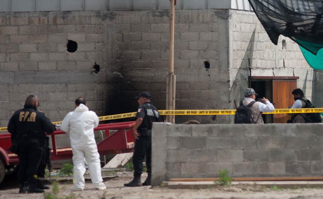Fuerzas de seguridad participan durante un operativo en las inmediaciones de la presunta casa desde donde fue construido el túnel por donde escapó "El Chapo" Guzmán (Foto: Xinhua) 