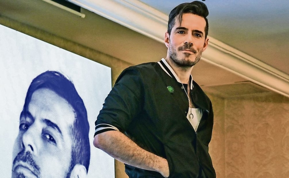 El exmúsico de PXNDX habló en conferencia sobre su show. Foto: Marlem Suárez / EL UNIVERSAL