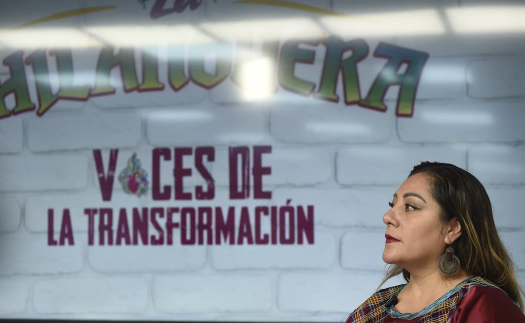 La coordinadora del Grupo Parlamentario de Morena, Xóchitl Bravo. Foto: especial