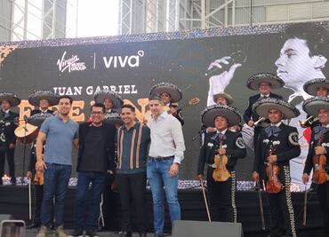 El legado de Juan Gabriel lo lleva hasta el cielo; inmortalizan su imagen en avión