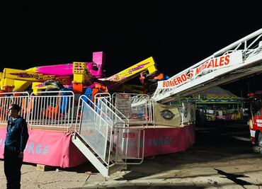 Colapso de juego mecánico deja varios heridos en la Fiesta de las Flores de Nogales VIDEOS