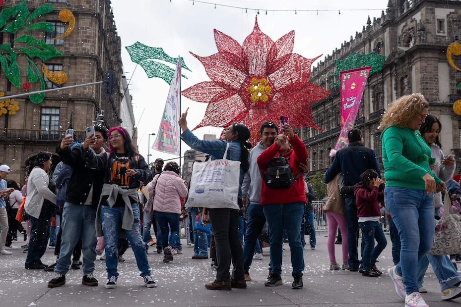 La decoración y las instalaciones temáticas serán parte de la verbena navideña. Foto: Secretaría de Cultura CDMX