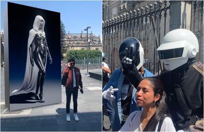 ¡Se puso raro Daft Punk en el Zócalo! Te decimos de qué trató la experiencia virtual VIDEO