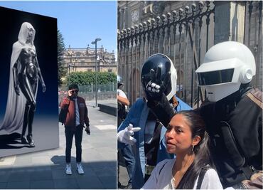 ¡Se puso raro Daft Punk en el Zócalo! Te decimos de qué trató la experiencia virtual VIDEO