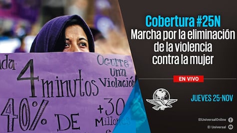25N: Marcha por la eliminación de la violencia contra la mujer en vivo
