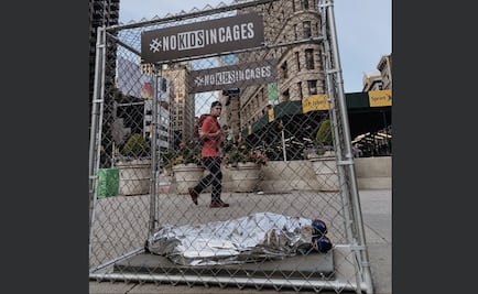 Jaulas denunciaron en NY detenciones de niños migrantes