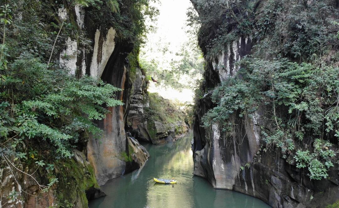 Cañón de la Soledad, en los alrededores del Pueblo Mágico de Tlatlauquitepec. Foto: Ayuntamiento de Tlatlauquitepec