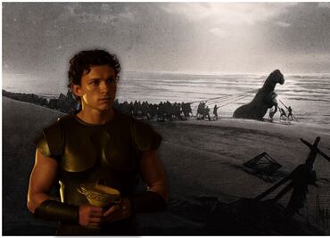 La Odisea en 2026: lanzan primer vistazo de Tom Holland y Anne Hathaway