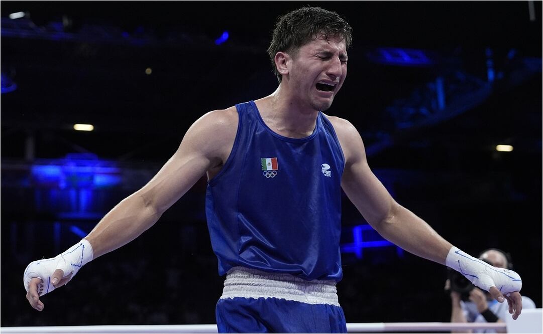 Marco Verde rompió en llanto al confirmarse su victoria. FOTO: AP