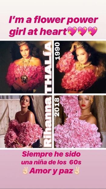 ¿Rihanna le copia a Thalía? ¿Quién luce mejor?