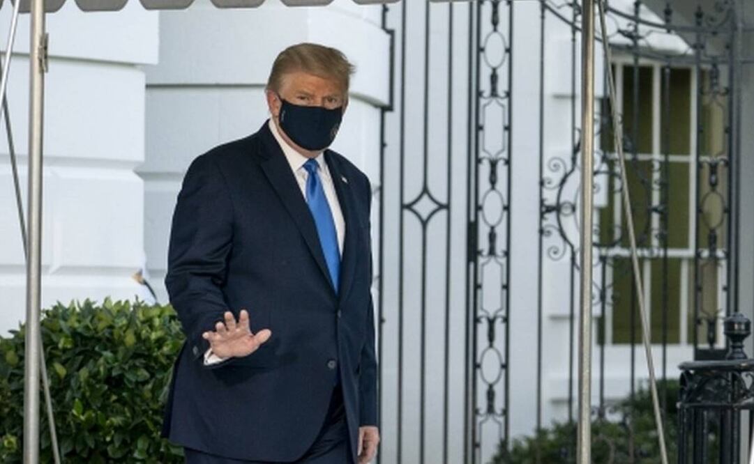 Trump se trasladó este viernes por la tarde hasta el Walter Reed National Military Medical Centre (Foto: EPA)