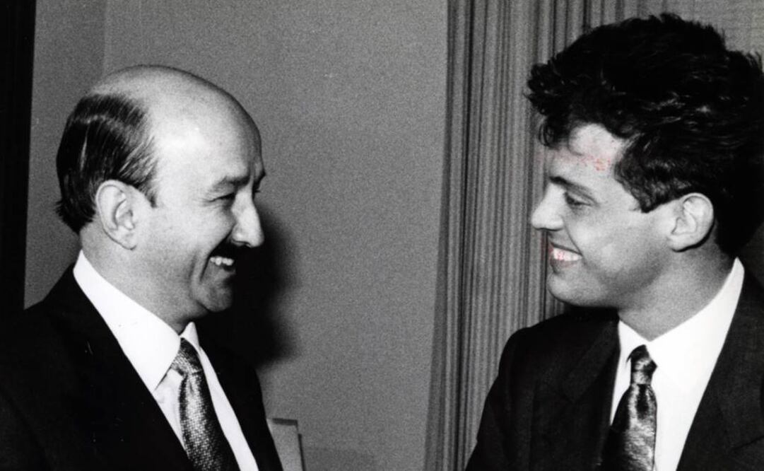 El ex presidente Carlos Salinas junto a Luis Miguel FOTO: FOTOTECA EL UNIVERSAL