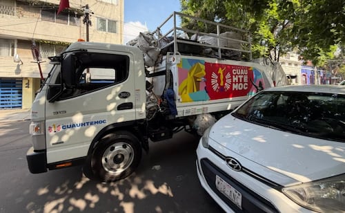 Camión recolector “bebé” recoge la basura en Cuauhtémoc; refuerzan compromiso con el medio ambiente