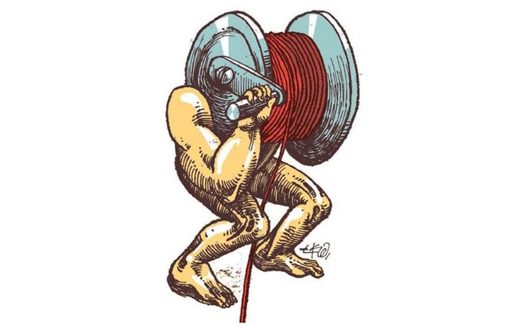 Empresarios y comerciantes de al menos ocho municipios de la zona surponiente de Morelos son víctimas de Santiago Mazari, El Carrete, líder del cártel de Los Rojos en la entidad (ILUSTRACIÓN EKO)