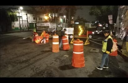 Empresa de reencarpamiento provoca daños al incumplir horarios; La Magdalena Contreras pide sancionarlos