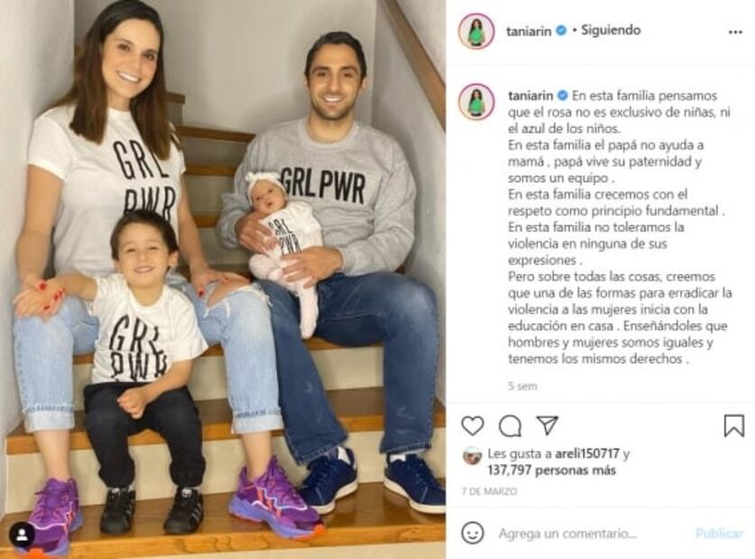 Tania Rincón no quiere más bebés