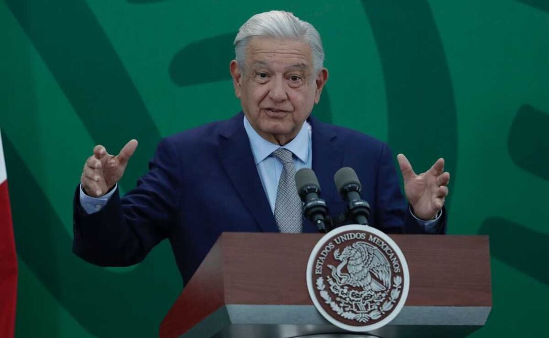 El presidente López Obrador reiteró que los republicanos deben cambiar su trato hacia México. Foto: Diego Simón Sánchez / EL UNIVERSAL