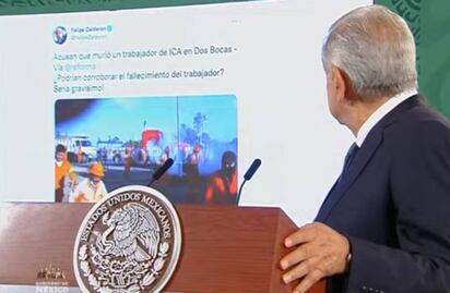 AMLO critica a Calderón por tuit sobre Dos Bocas; “son tiempos de zopilotes”, dice