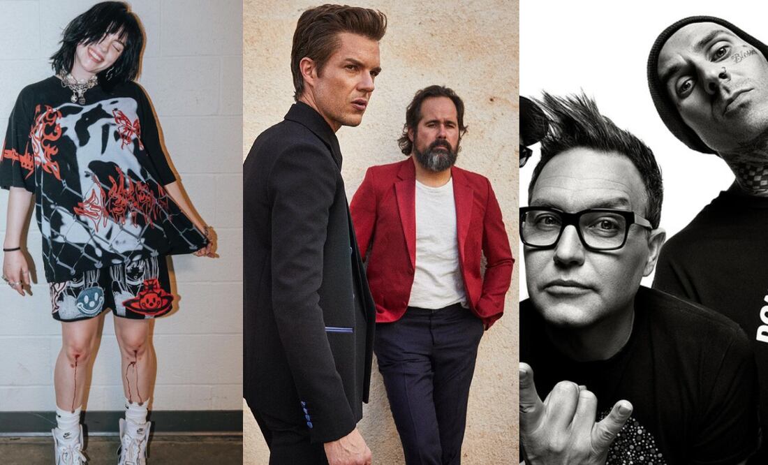 ¡Confirmado! Blink-182, Billie Eilish y The Killers las piezas fuertes del festival Pa’l Norte 2023