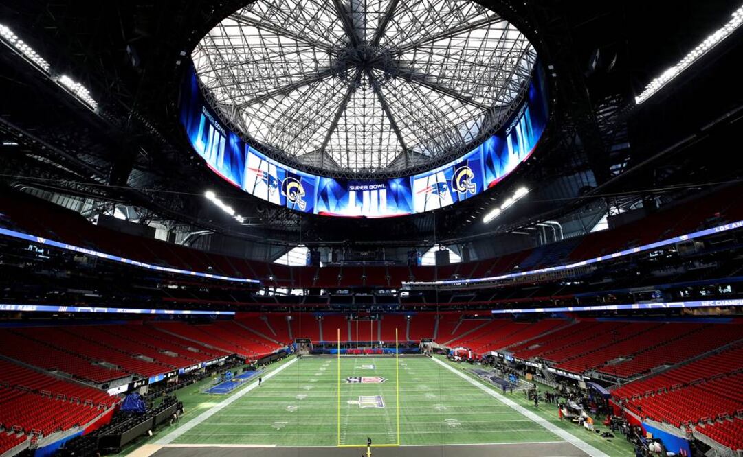Estadio donde se jugará el Super Bowl LIII. FOTO/REUTERS