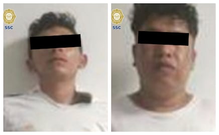 Detienen a dos presuntos responsables de homicidio en Iztapalapa; portaban droga y un celular de alta gama