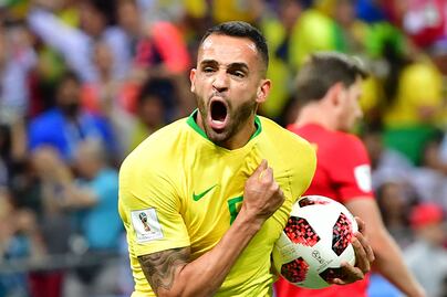 Renato Augusto descontó por Brasil frente a Bélgica