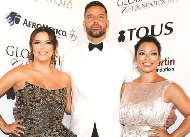 Eva Longoria and Ricky Martin host charity gala in Mexico City