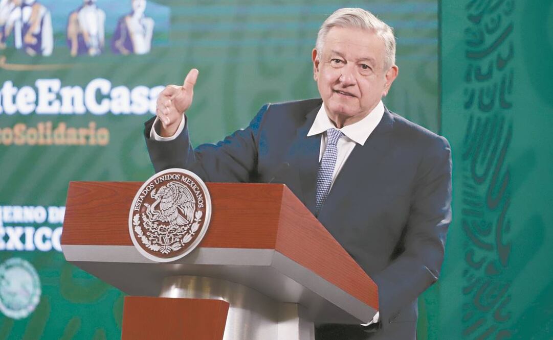 El presidente Andrés Manuel López Obrador afirma que el órgano fiscalizador tiene que aclarar la información, porque insiste en que sus datos son equivocados. Foto: Berenice Fregoso. EL UNIVERSAL