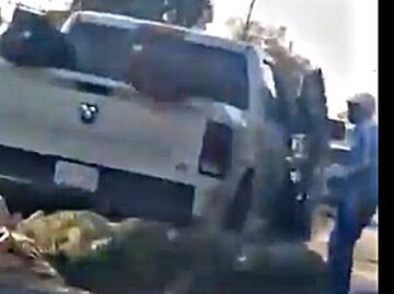 Captan en video robo de camioneta en Naucalpan; se la llevan con todo y arbolitos de Navidad