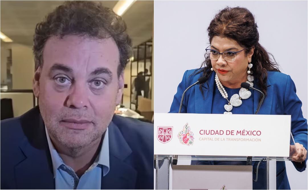 David Faitelson se lanzó contra Clara Brugada. FOTO: ESPECIAL