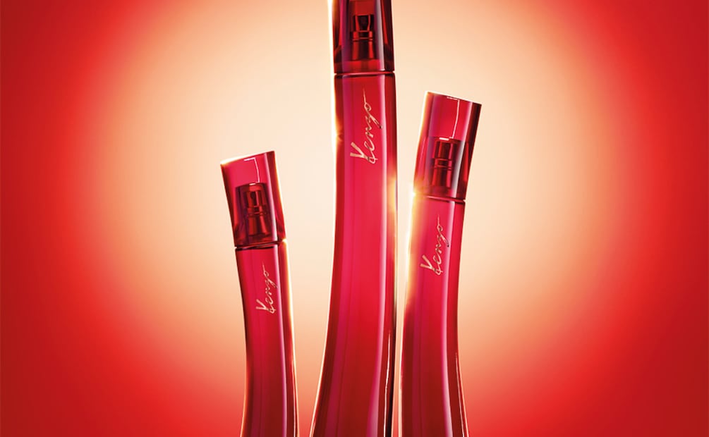 Un perfume que traduce el rojo en intensidad y contraste. Foto: Cortesía Kenzo