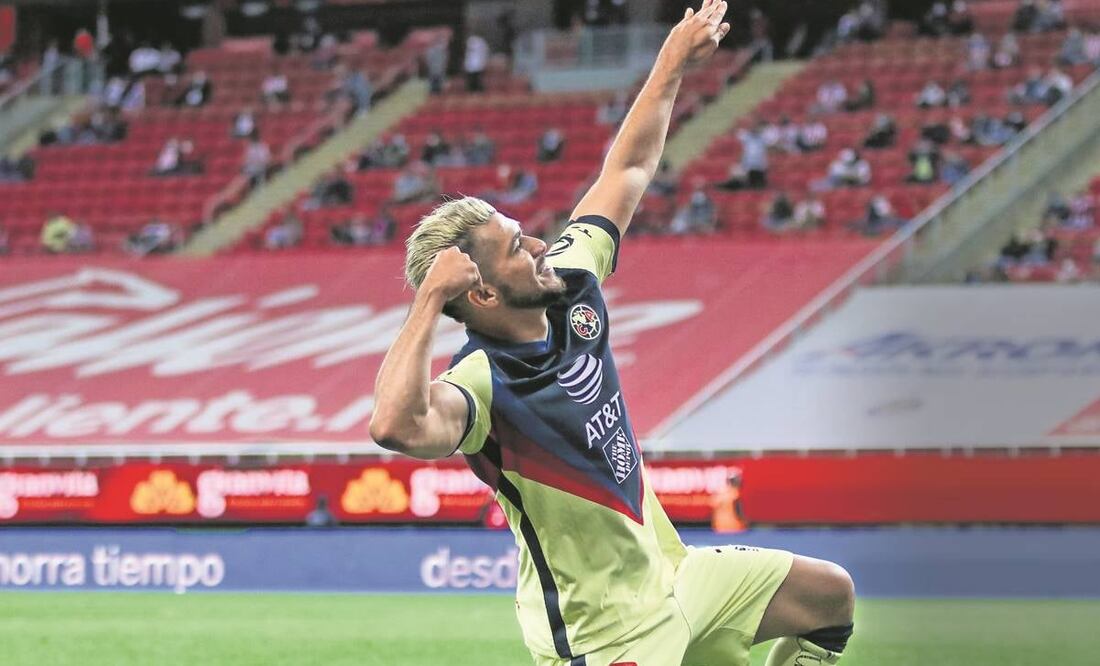 Henry Martín festejando en el Akron /  Foto: Imago7