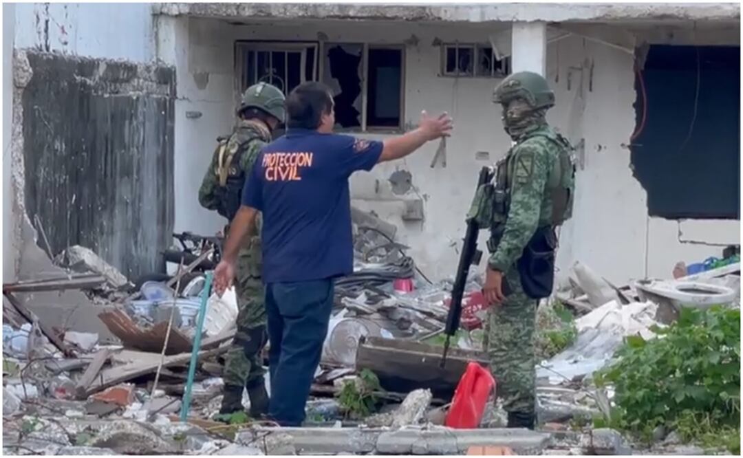 Este 26 de octubre fueron retirados artefactos explosivos de una vivienda en Reynosa, Tamaulipas. Foto: Especial