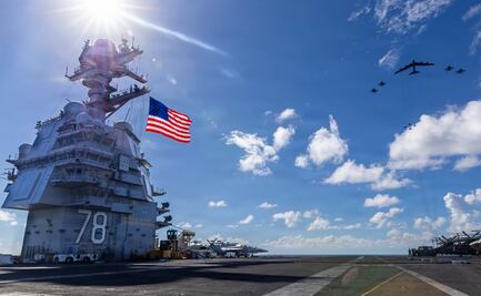 Portaaviones USS Gerald R. Ford entra al Caribe por operación militar
