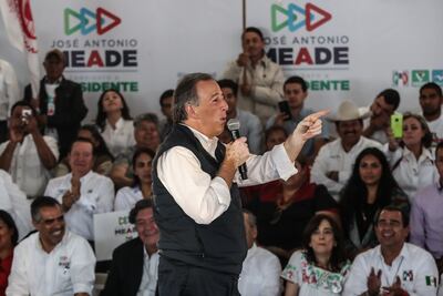 Meade asemeja su campaña a la de Alfredo del Mazo