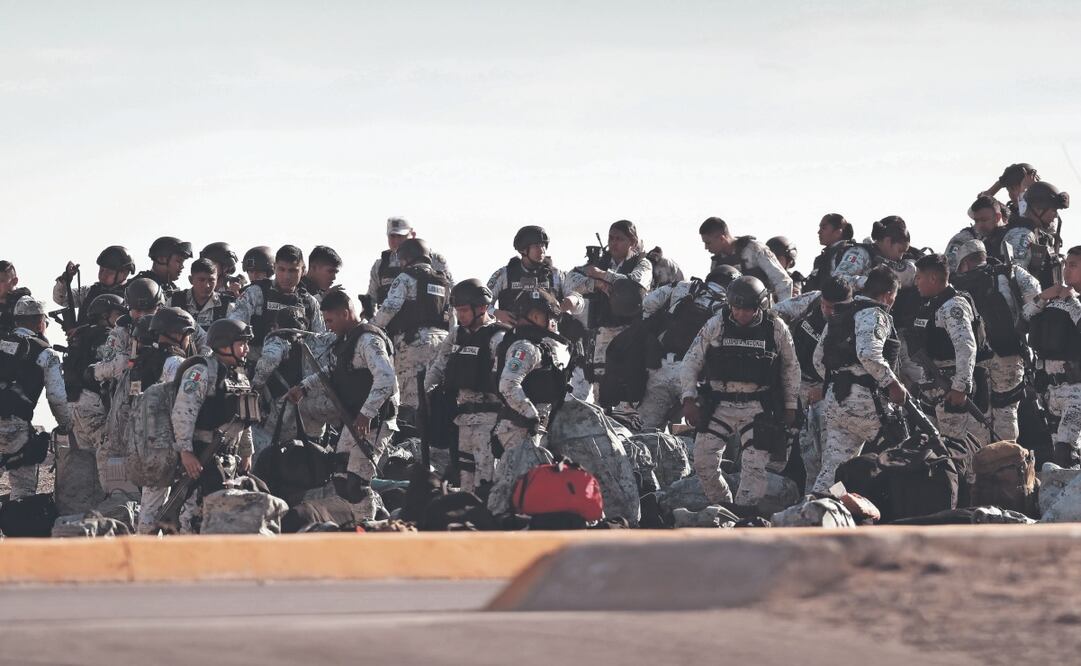 Militarización de frontera con EU trae violación a los derechos humanos, acusa Centro Prodh. Foto: de Christian Torres. EL UNIVERSAL