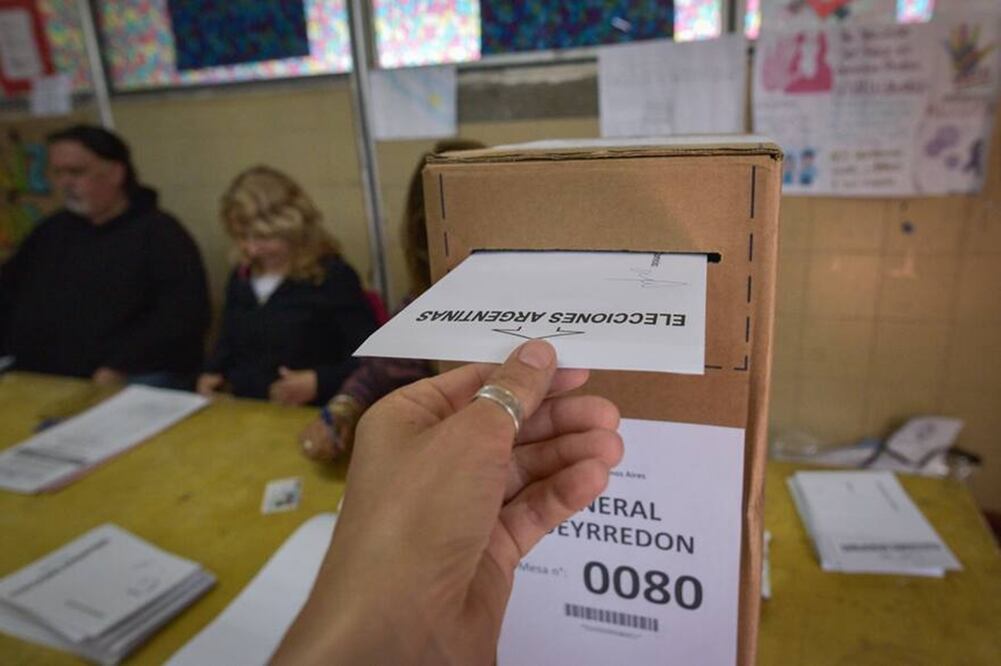 Una escuela de votación en Mar del Plata. FOTO:  Mara Sosti/La Nación/GDA