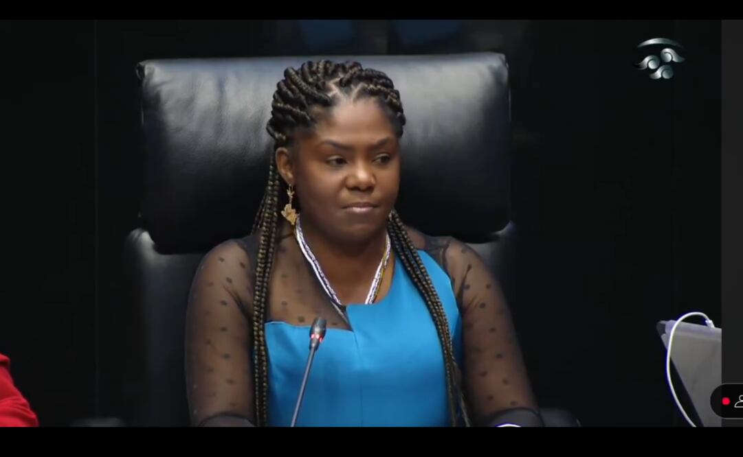 Francia Elena Márquez Mina, vicepresidenta de la República de Colombia. Foto: captura de pantalla