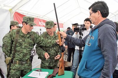 Más de 3 mil armas destruidas en Ecatepec