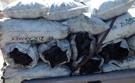 Aseguran 693 kilos de carbón vegetal en Sinaloa