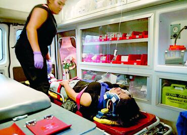 Un gesto de dolor que se repite en cada movimiento