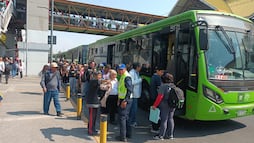 Unidades de RTP apoyan a usuarios de Línea B del Metro; seis estaciones no dan servicio por obras de mantenimiento 