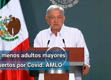 En México han muertos menos adultos mayores por Covid que en otros países: AMLO