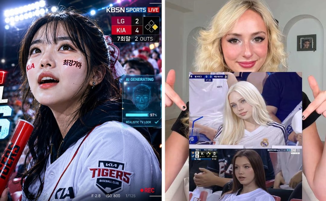 La inteligencia artificial generativa permite que cualquier usuario se convierta en protagonista de la liga coreana
Foto: Captura de pantalla en redes sociales